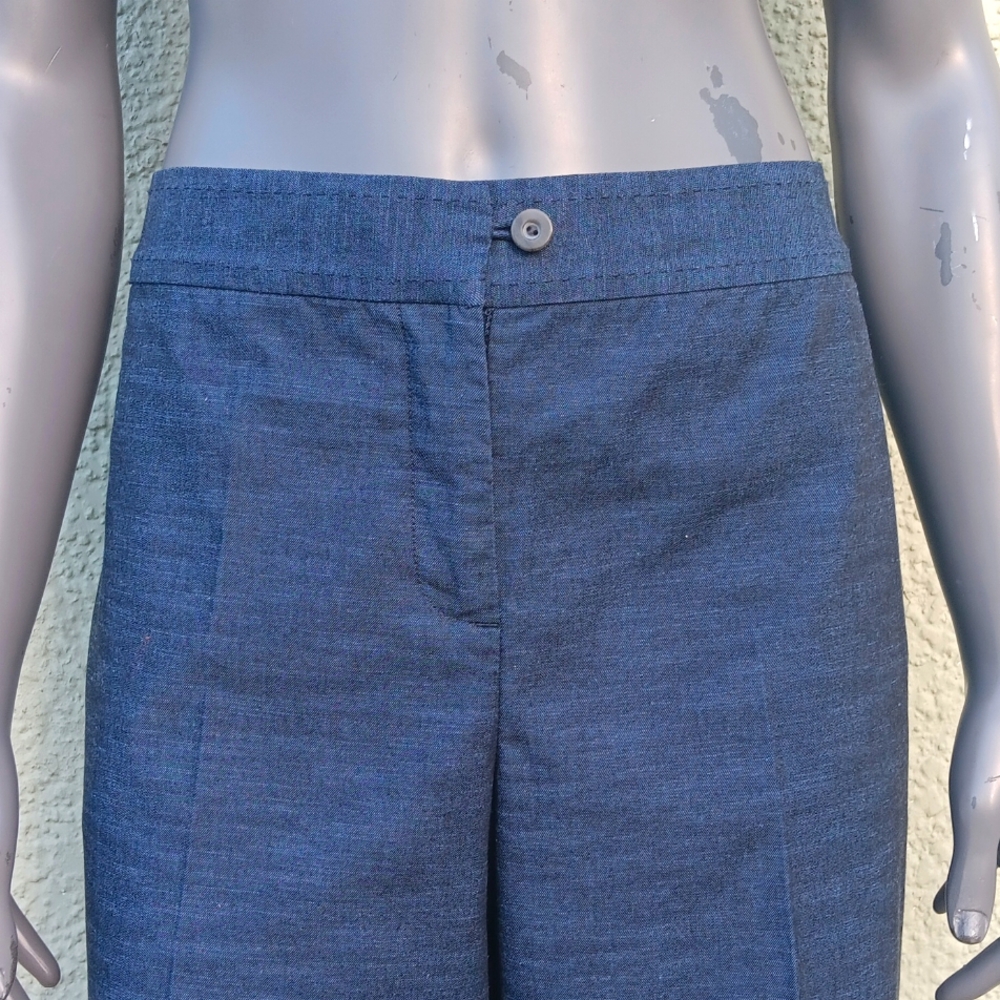 SIGRID OLSON SPORT LADIES COTTON BLEND FLAT FRONT VINTAGE TROUSERS/JEANS